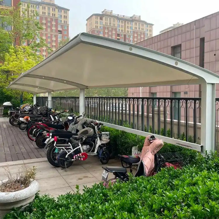 武夷山市膜结构电动车棚